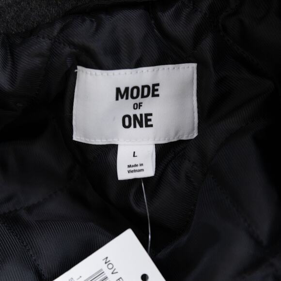 Mode of One Men Utility Pocket Jacket Heather Onyx Size L - Picture 4 of 6